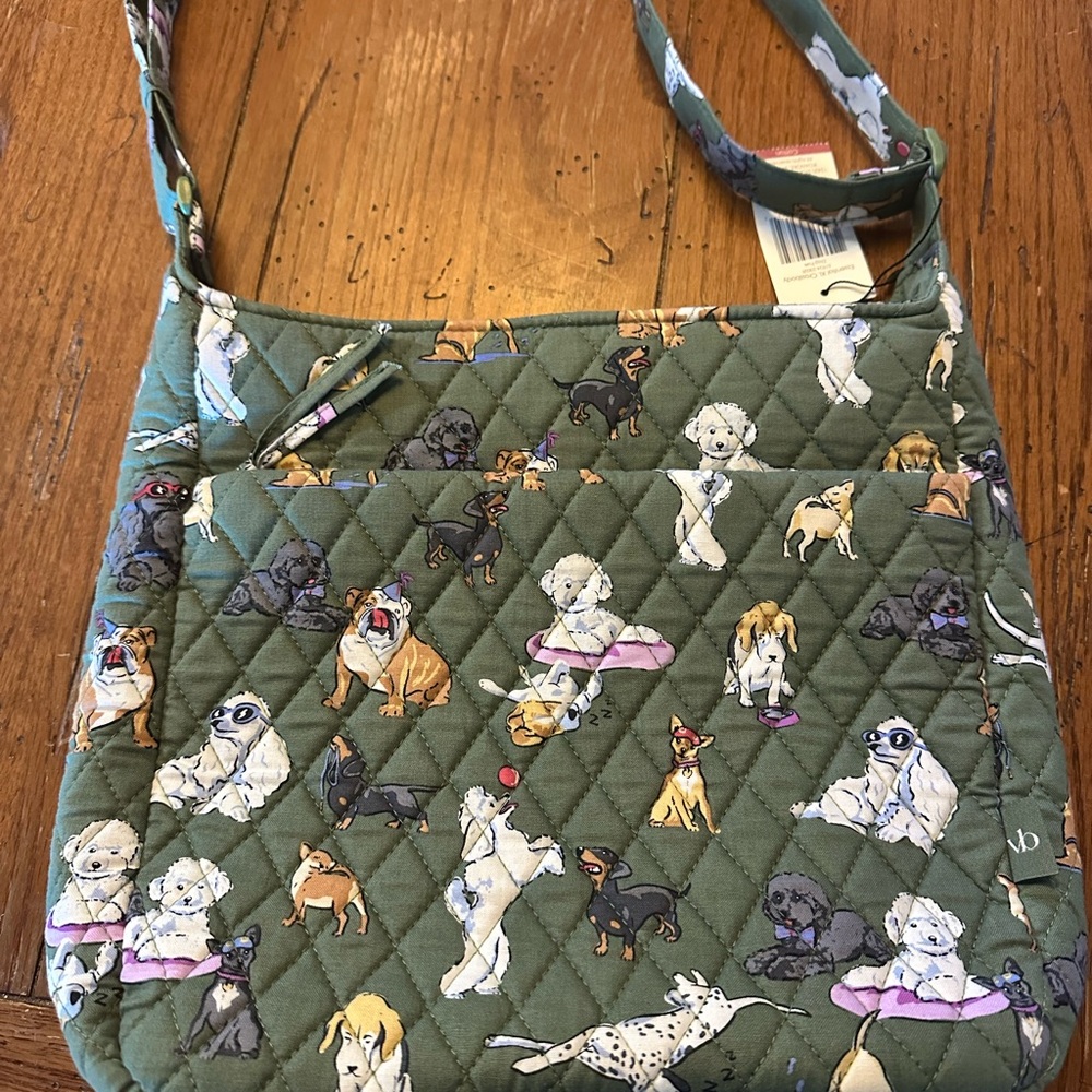 Vera Bradley Dog Print Crossbody